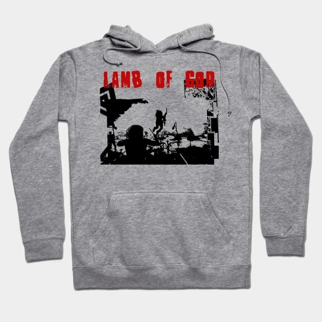 lamb of god live on Hoodie by sneaky geek studio